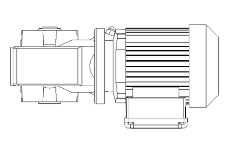 Schneckengetriebemotor 0,25kW 199 1/min