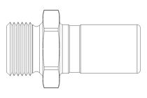 NIPPLE   G1/4" NIRO 25SFAW13RXX