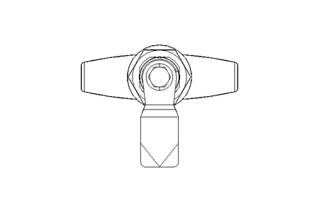 Drehriegel mit Knebelgriff H26