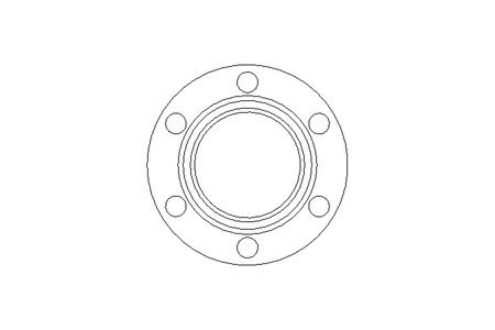 Verbindungsflansch DN65 PN25 1.4404