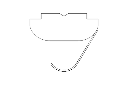 Sliding block T M6 / 8 St-Zn