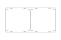 Hexagon nut M20 St-Zn EN14399-4