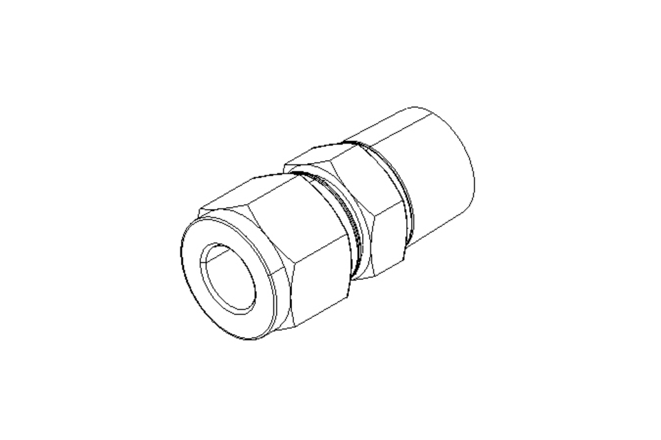 Pipe screw connector 10 R3/8
