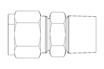 Raccord de tube 10 R3/8" Niro