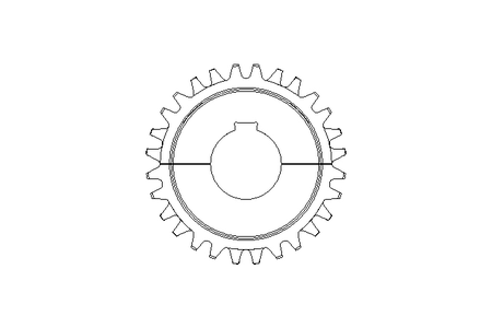 Kettenrad DB40 B25 Z14