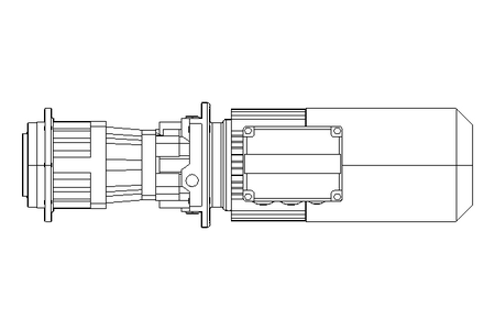 Planetengetriebemotor 3,0 Nm mit Adapter