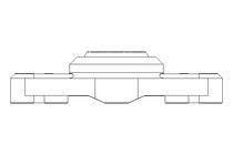 Mancal de flange eFOM 16x32x17,5