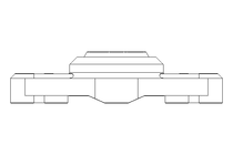 Mancal de flange eFOM 16x32x17,5