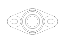 Mancal de flange eFOM 16x32x17,5