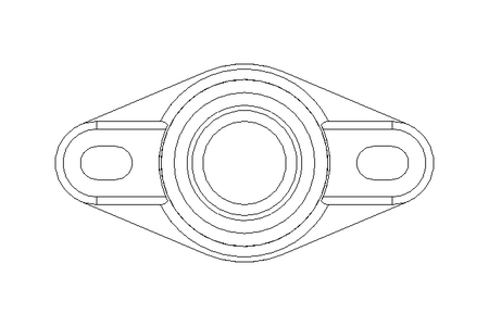 Mancal de flange eFOM 16x32x17,5