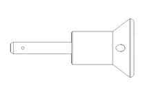 Kugelsperrbolzen D1=5 L=20