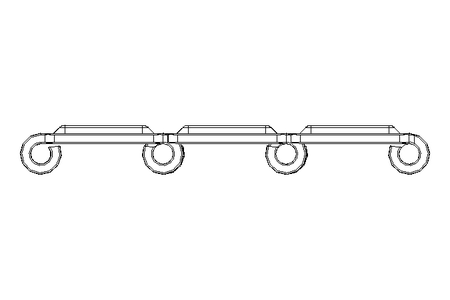 Cadena de charnelas SSC8157RT-7,5IN_XHB