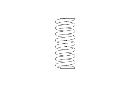 Ressort à pression D1=15,5 D2=10,7 L=40