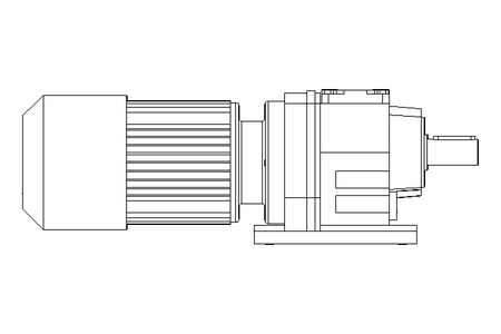 Motorreductor coaxial 0,25kW 19 1/min