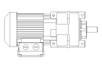 Motoréd. à entraînem.cyl. 0,25kW 77