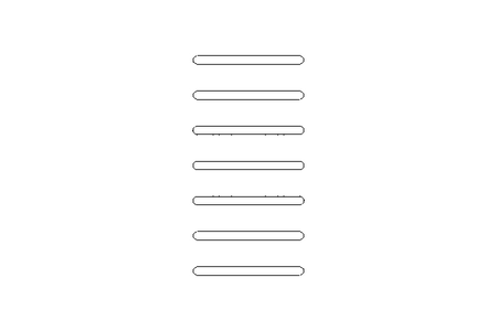 Pressure spring D1=24.4 D2=21 L=48.4