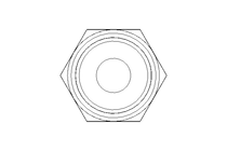 Connecting piece L 15 G3/4" St ISO8434