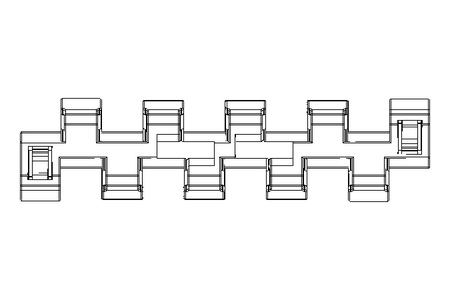 Flush-grid belt LFG2120-1190H-FT B= 1190