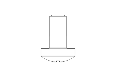 半圆埋头螺栓 M2x4 A2 ISO7045