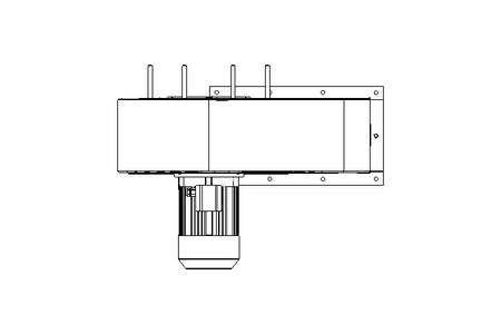 Radial flow fan 1500W