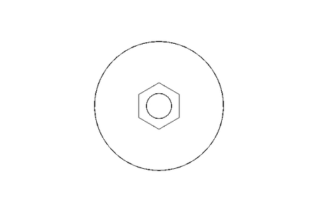 Sleeve nut M4x7 1.4305