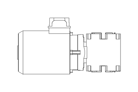 Motor engrenagem sem fim 0,55kW 56 1/min