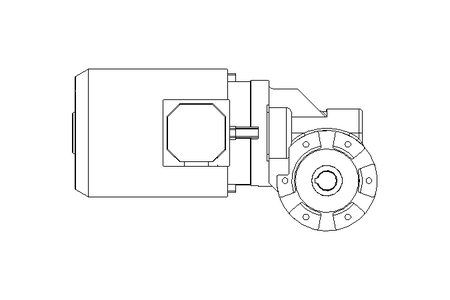 Motor engrenagem sem fim 0,55kW 56 1/min