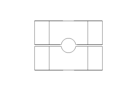 Pipe clamp D=8 B=30