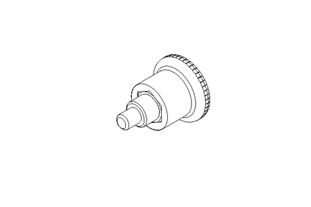 Rastbolzen D6 M10x1 St