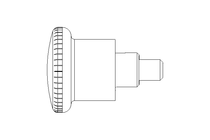 Rastbolzen D6 M10x1 St