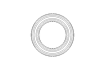 Grooved ring E4 14x22x5.5 NBR