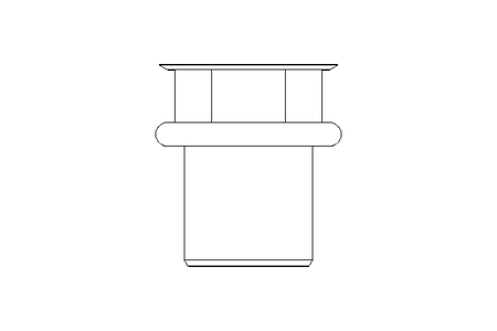 Tuerca remachable ciega M8x11x17,4 A2