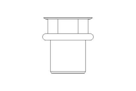 Tuerca remachable ciega M8x11x17,4 A2