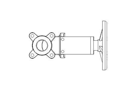 Knife gate valve