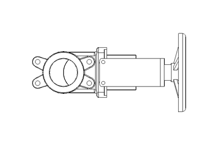 Knife gate valve