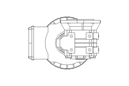 Schneckengetriebemotor 0,55kW 140 1/min