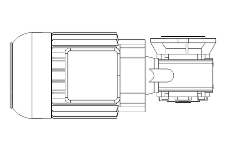 Schneckengetriebemotor 0,55kW 140 1/min