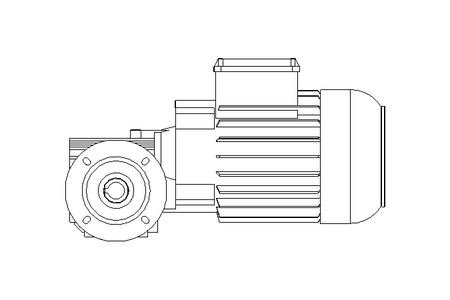 Schneckengetriebemotor 0,55kW 140 1/min