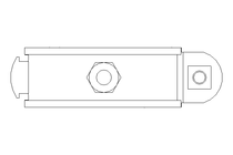 Pipe clamp D=57 B=20