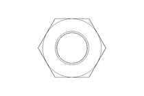 Hexagon nut M10 A4 DIN934
