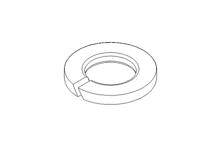 Пружинящее кольцо A 10 St-Zn DIN127