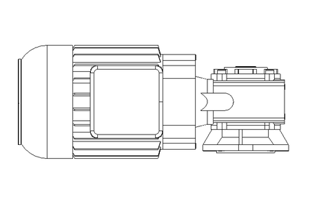 Schneckengetriebemotor 0,55kW 74 1/min