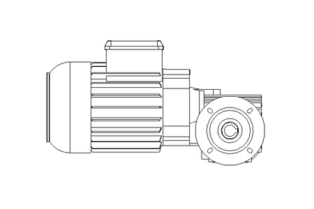 Motor engrenagem sem fim 0,55kW 74 1/min