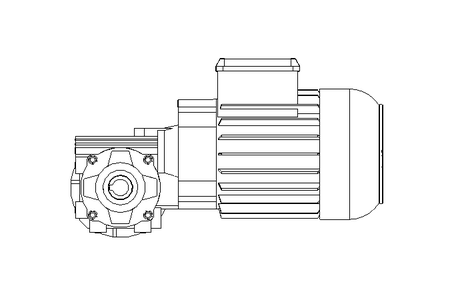 Motor engrenagem sem fim 0,55kW 74 1/min