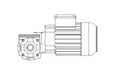 Worm gear motor 0.55kW 104 1/min