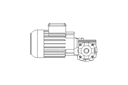 Worm gear motor 0.55kW 104 1/min