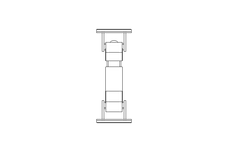 Universal joint shaft D=90 L1=235 L2=275