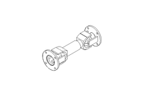 CARDAN SHAFT 25G GREASED L= 250/ 290