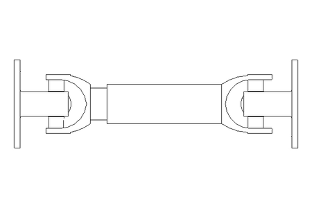 Eje articulado D=90 L1=290 L2=375