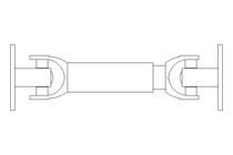 Eje articulado D=90 L1=290 L2=375